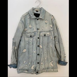 Alexander Wang distressed Daze denim jacket